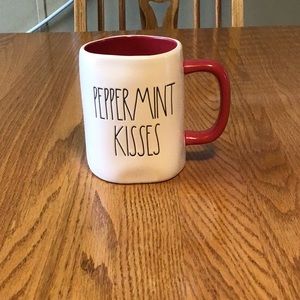 Rae Dunn Peppermint Kisses Mug